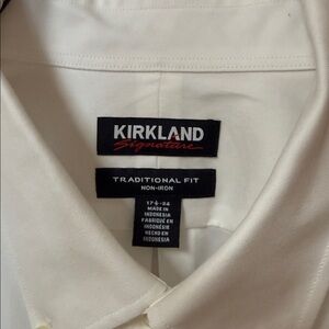 Kirkland Signature Men's Classic White Dress Shirt